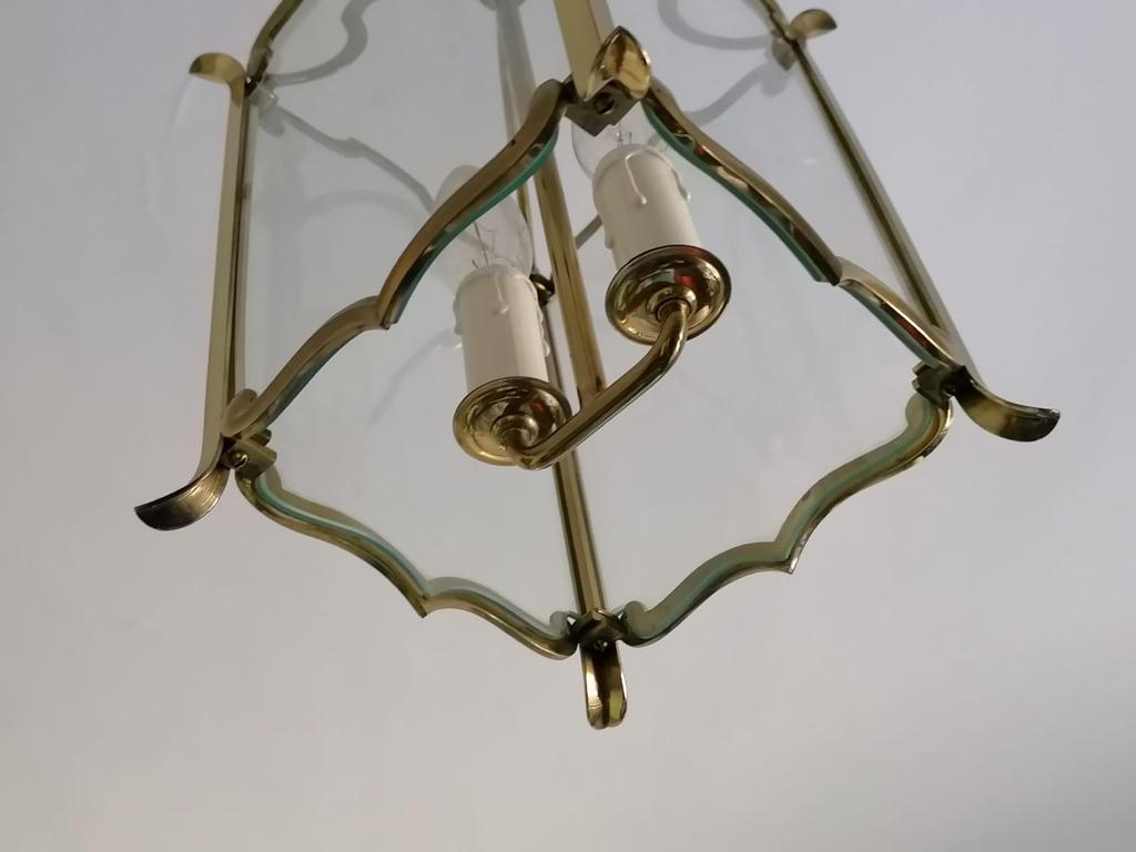 Art Nouveau Large Viennese Stairwell or House Entrance Lantern For Sale