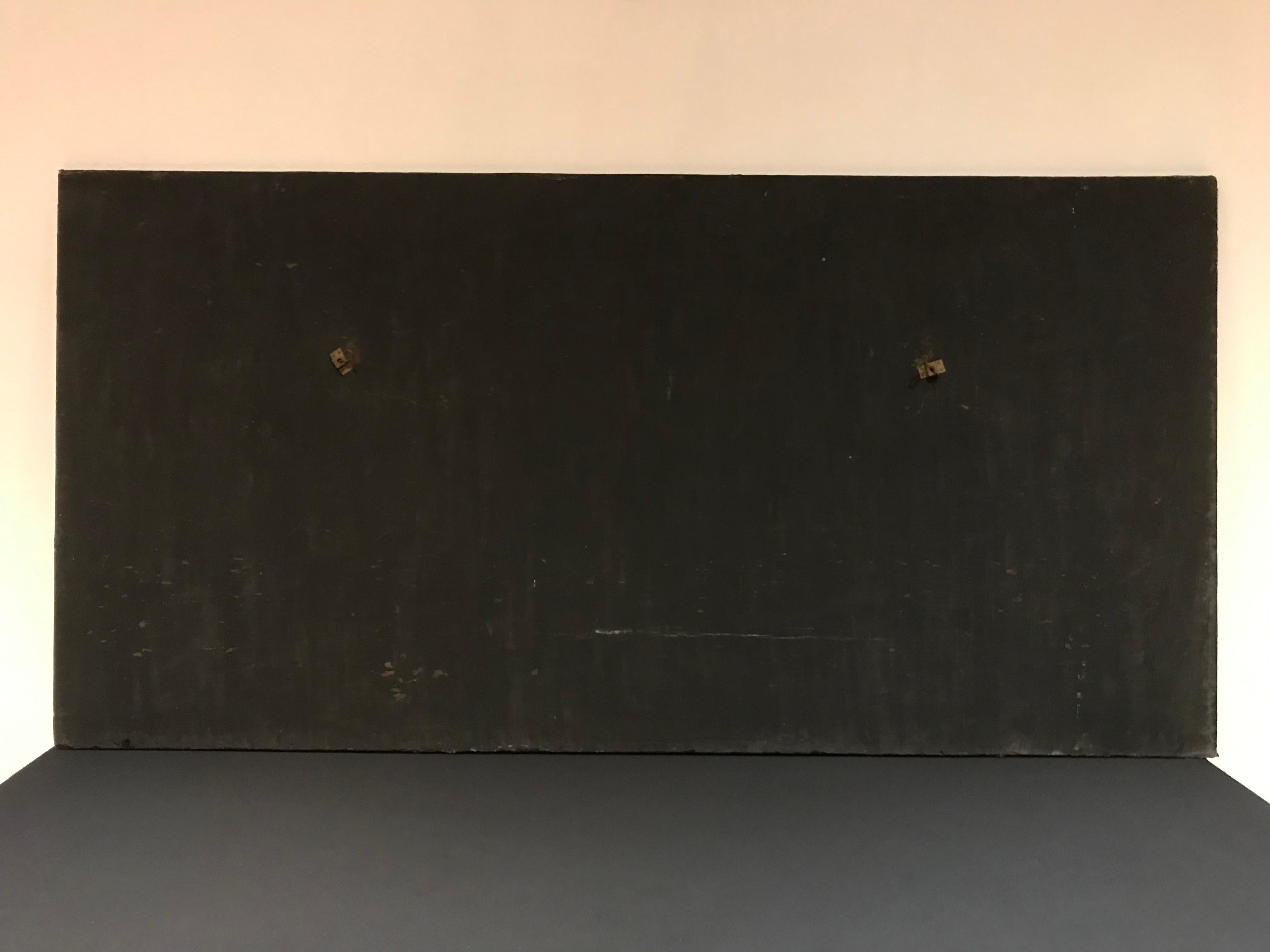 Black Lacquer Wall Panel, Chunli Quang V-N, 1960s, Vietnam For Sale 9