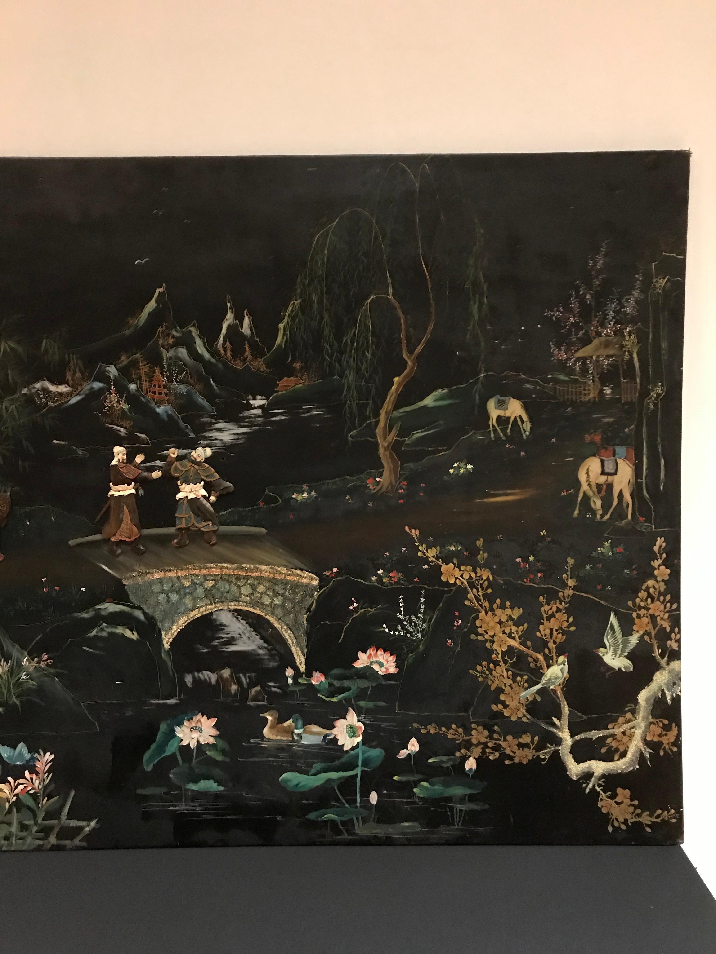 vietnamese lacquer painting for sale