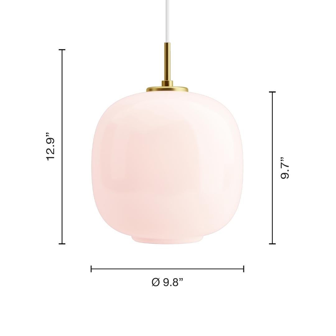 Ciondolo grande Vilhelm Lauritzen VL45 'Radiohus' in rosa pallido per Louis Poulsen in vendita 3