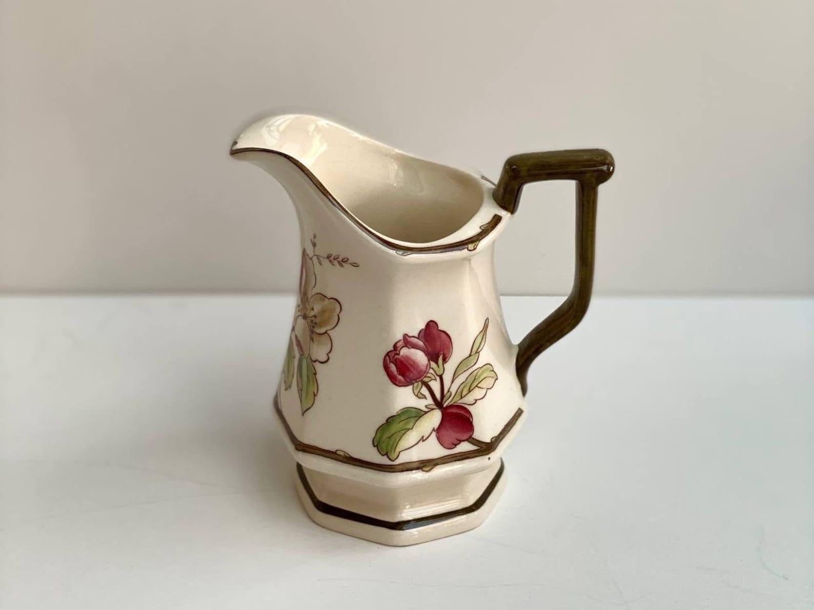 Porcelain Large Villeroy & Boch Tea Set “Portobello”  Teaset for 10 person, Germany, 1980