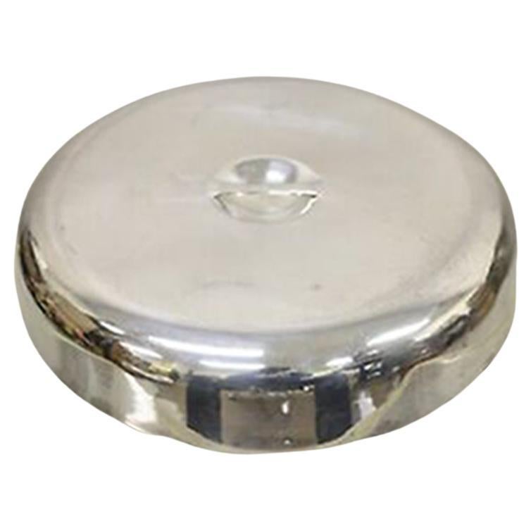 Large Vintage Modern Stainless Steel Food Dish Serving Dome Cover For Sale