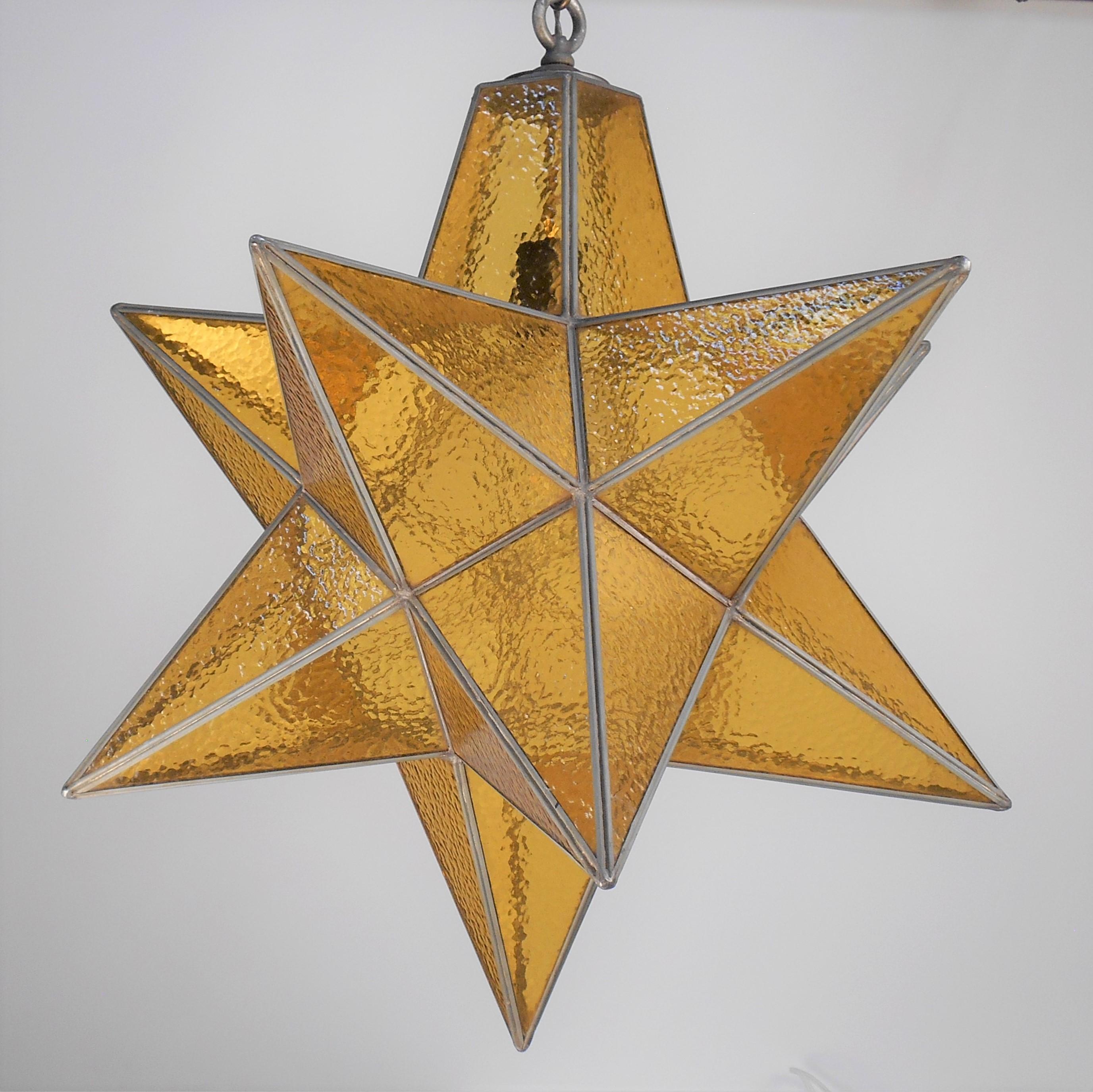 moravian star chandelier