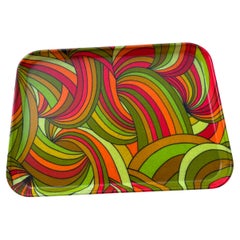 Large Vintage 1960s Serving Tray
