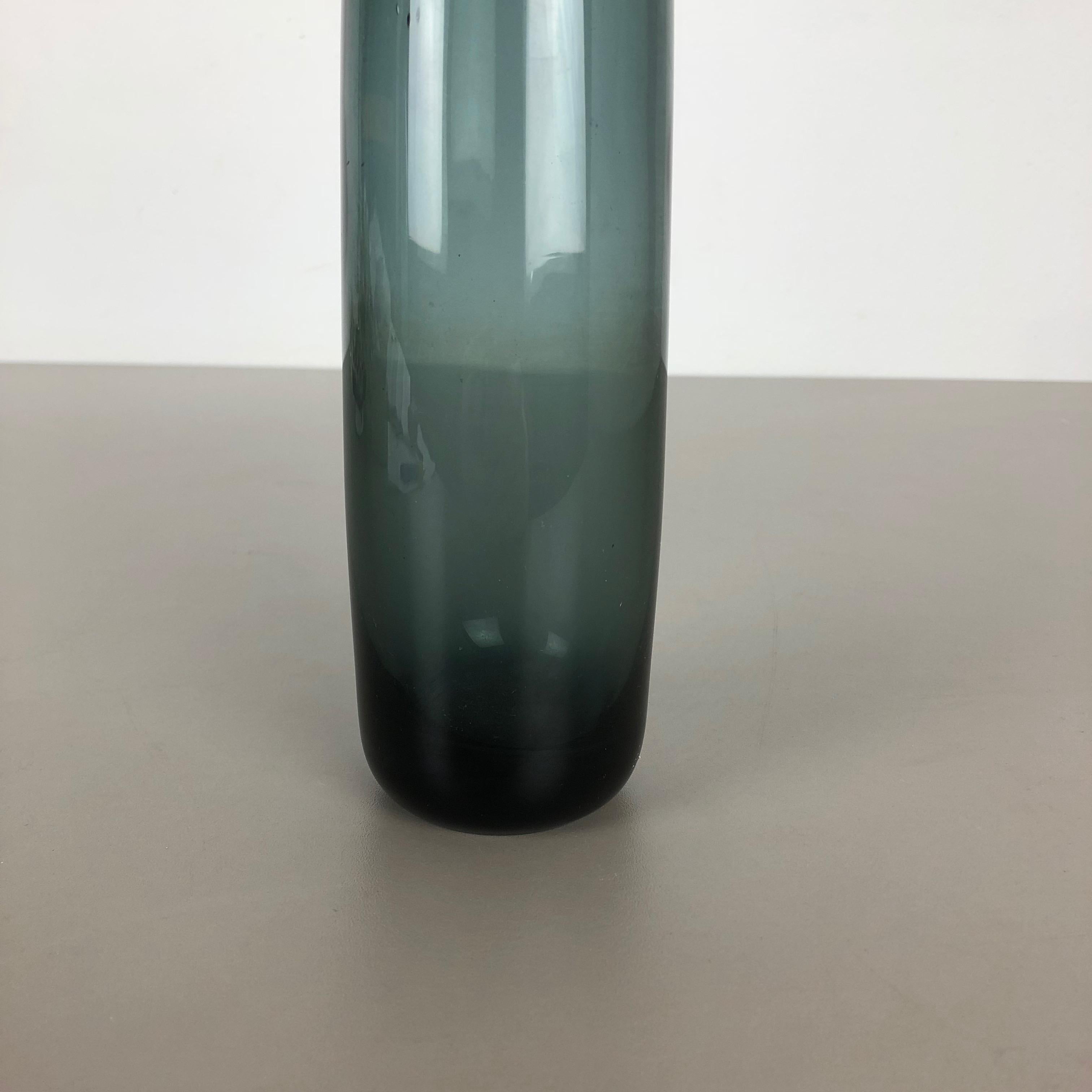 Allemand Grand vase turmalin vintage des années 1960 par Wilhelm Wagenfeld pour WMF, Allemagne Bauhaus en vente
