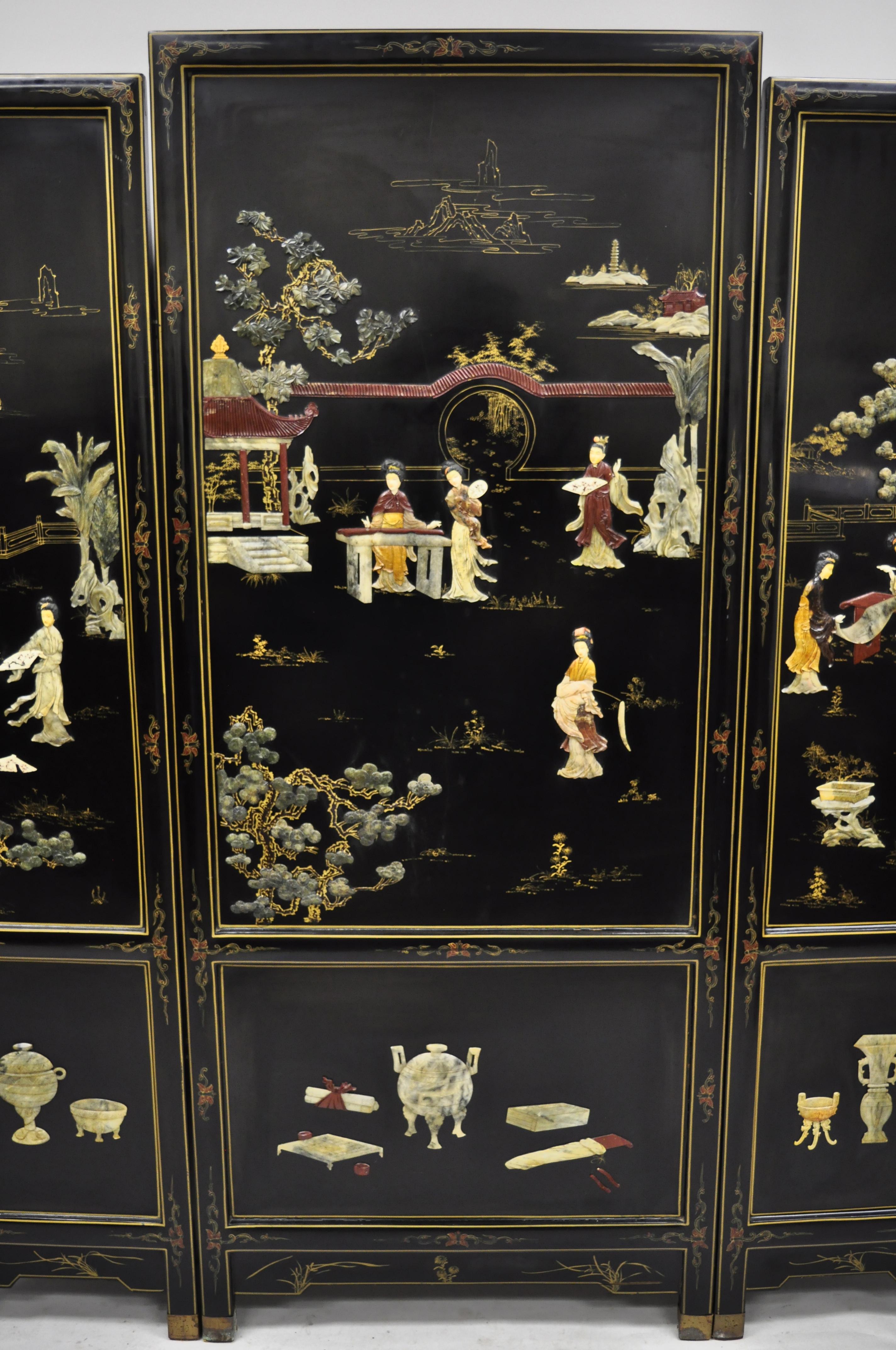 chinese lacquer screen