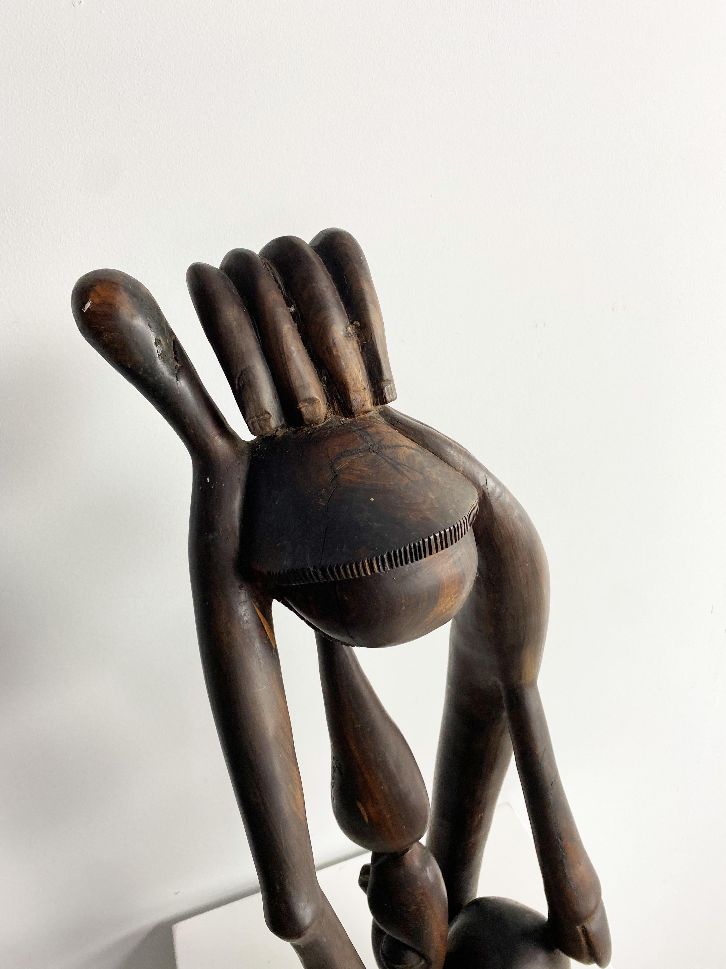 20th Century Large Vintage Abstract African Sculpture