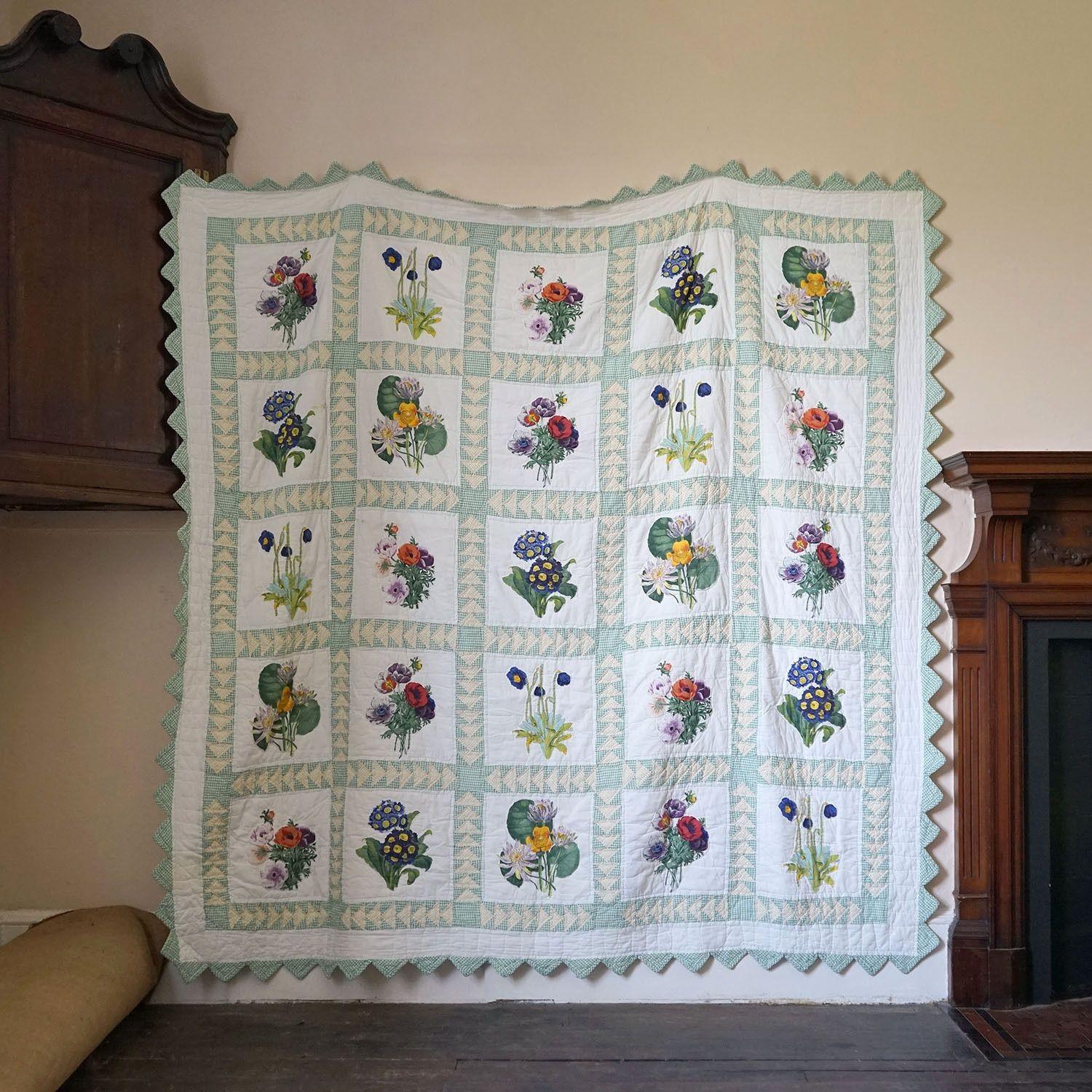 floral patchwork quilts