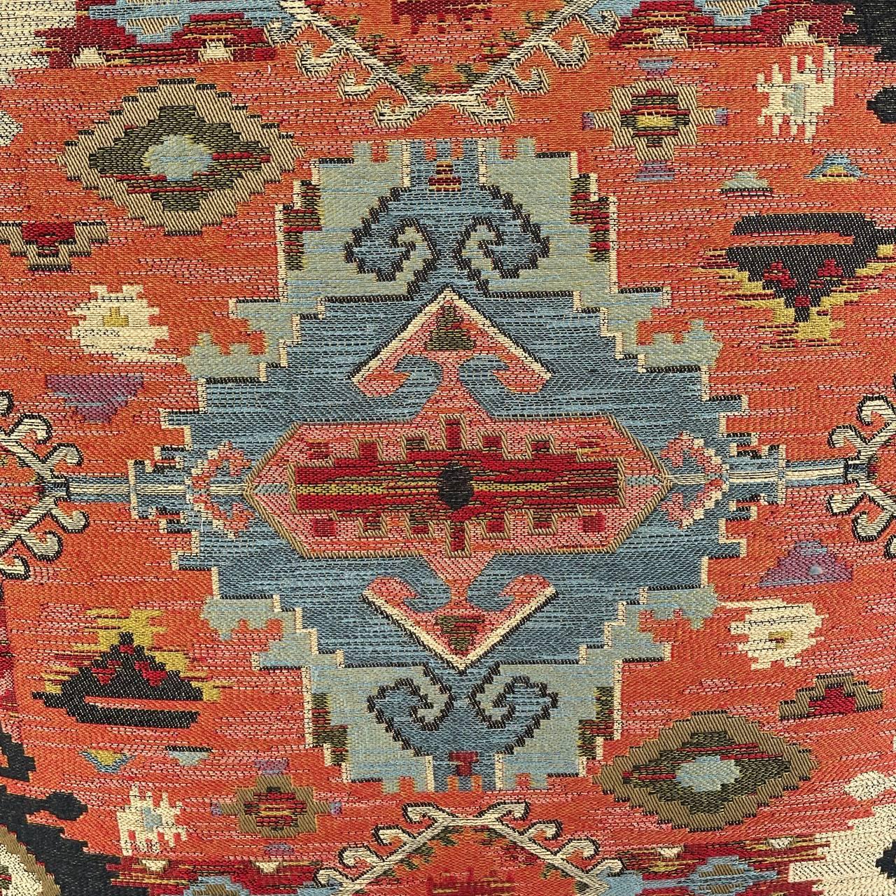 Großes antikes dekoratives Textilkissen-Set (Baumwolle) im Angebot