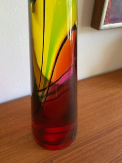 Large Vintage Archimede Seguso Murano Carnevale Glass Spire