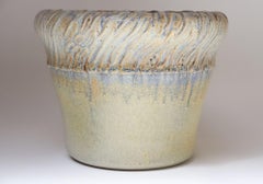 Large Vintage Architectural Ceramic Oceanic Planter Vase by Deanna Nichols