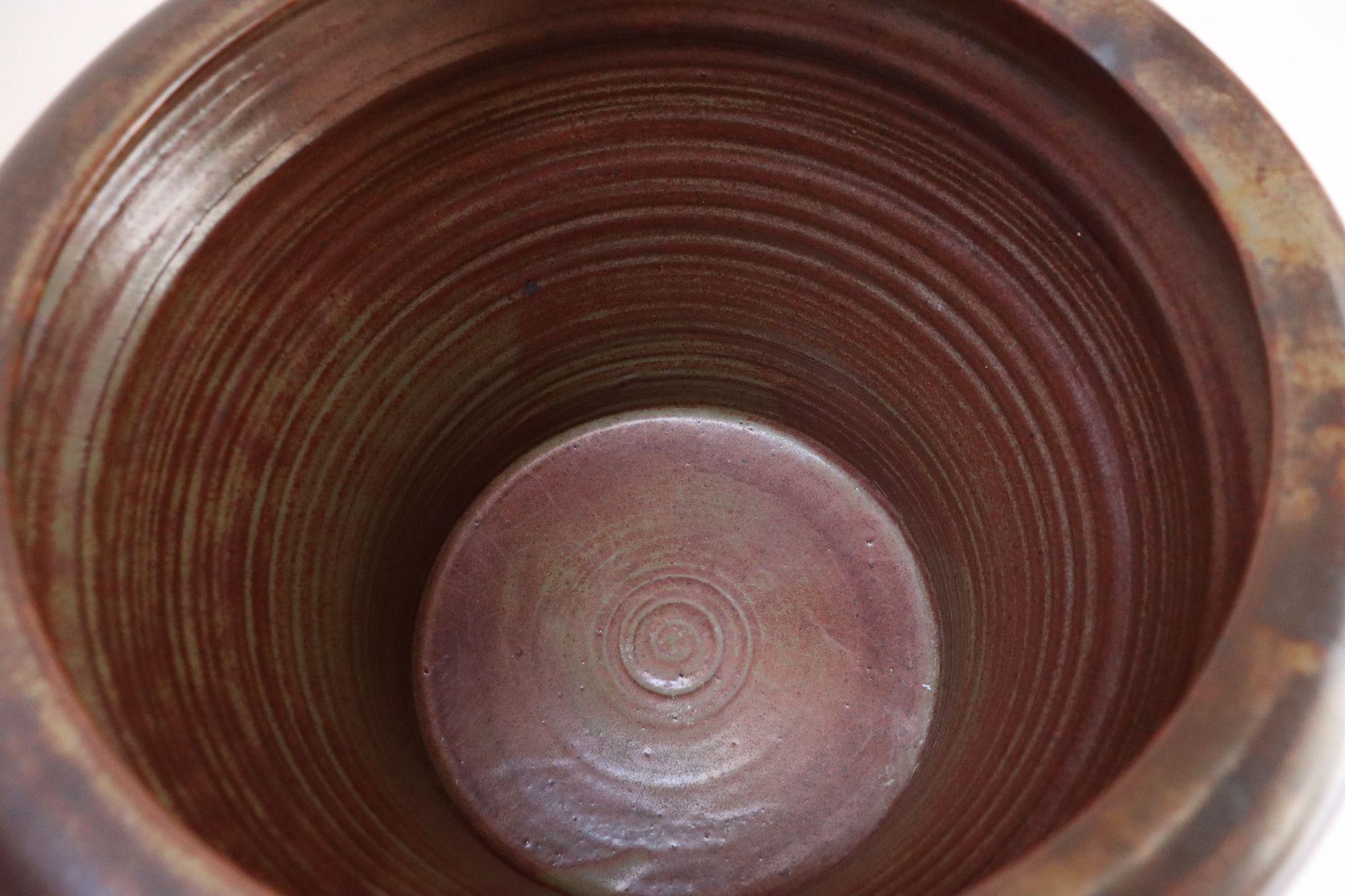 Großer Vintage Architectural Pottery Botanischer Übertopf von Deanna Nichols im Angebot 3