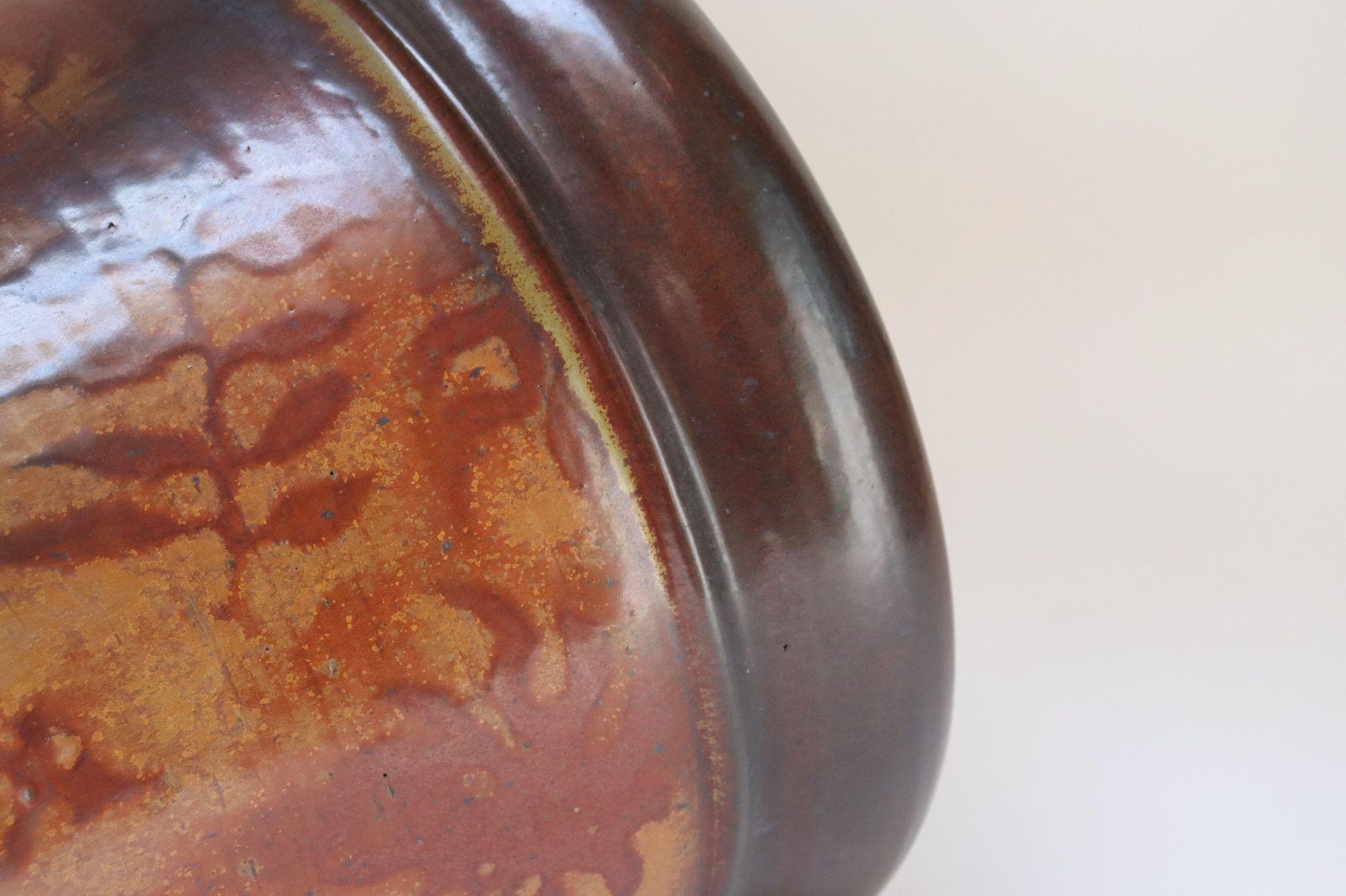 Großer Vintage Architectural Pottery Botanischer Übertopf von Deanna Nichols (Keramik) im Angebot