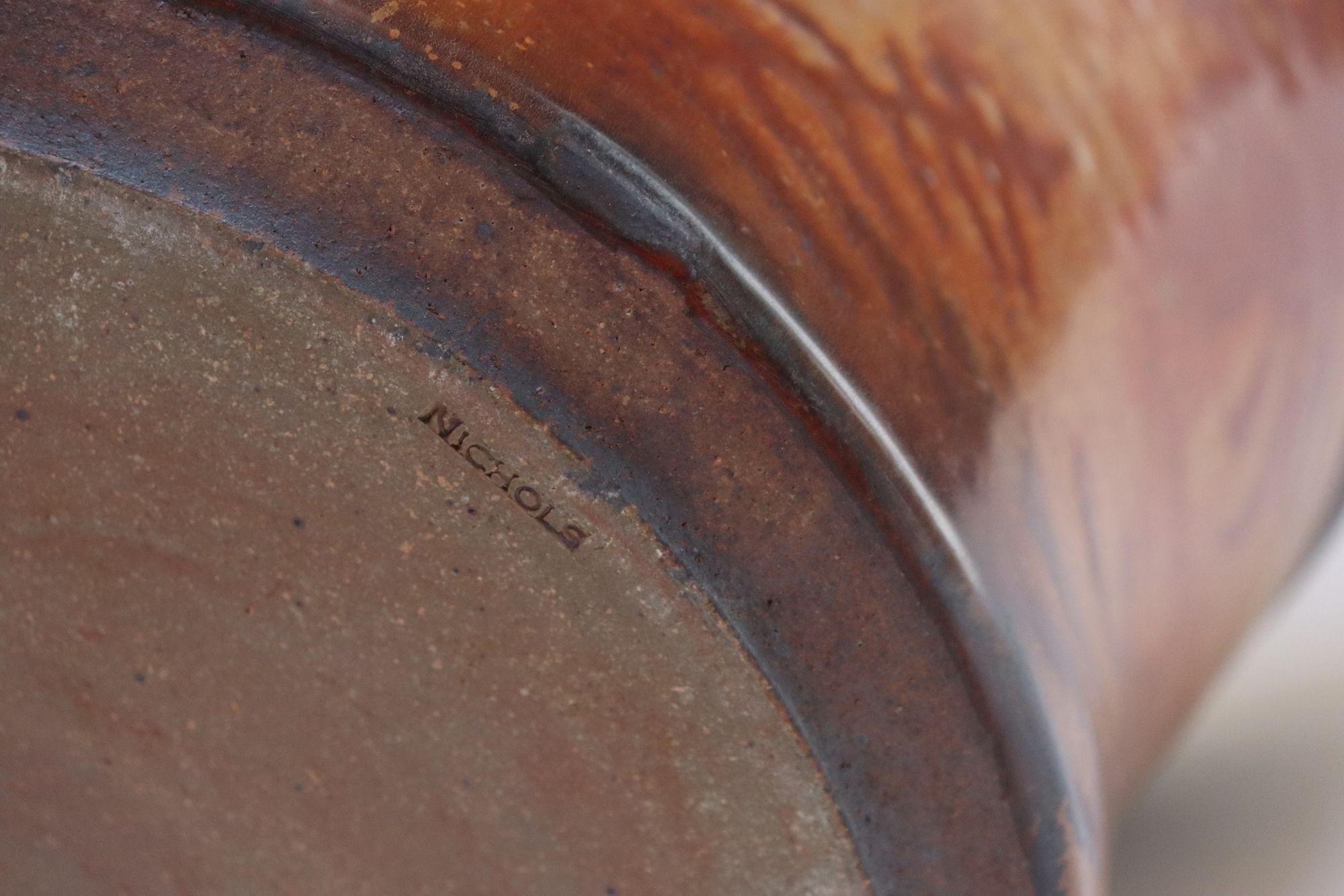 Großer Vintage Architectural Pottery Botanischer Übertopf von Deanna Nichols im Angebot 1