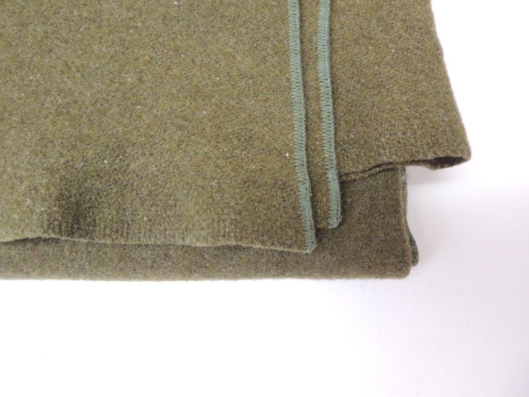 Large Vintage Army Wool Camping Blanket at 1stDibs vintage army