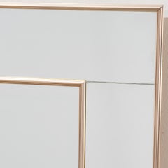 Grande specchio da parete americano in stile Deco Vintage di La Barge