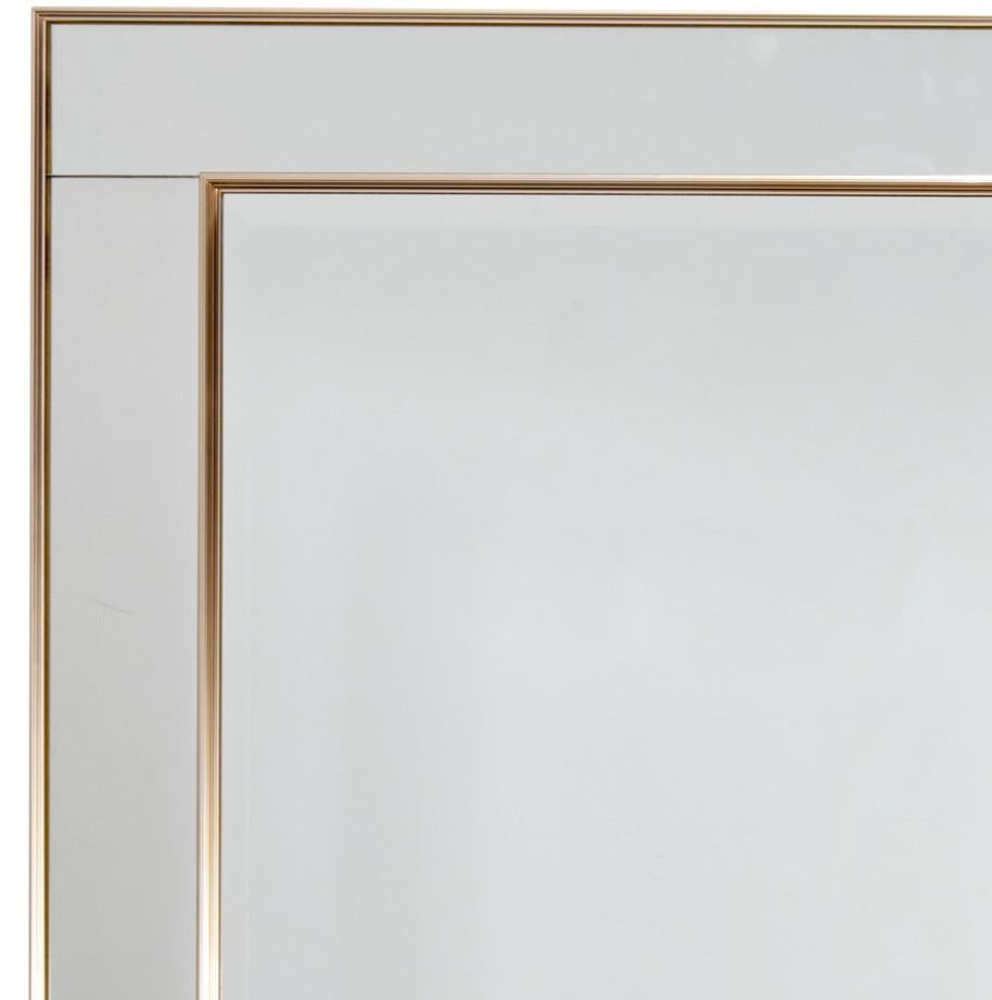 Américain Grand miroir mural américain vintage de style Art déco par La Barge en vente