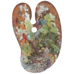 Large Vintage Artist's Palette