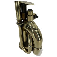 Large Vintage Automobile Heavy Brass Car Horn