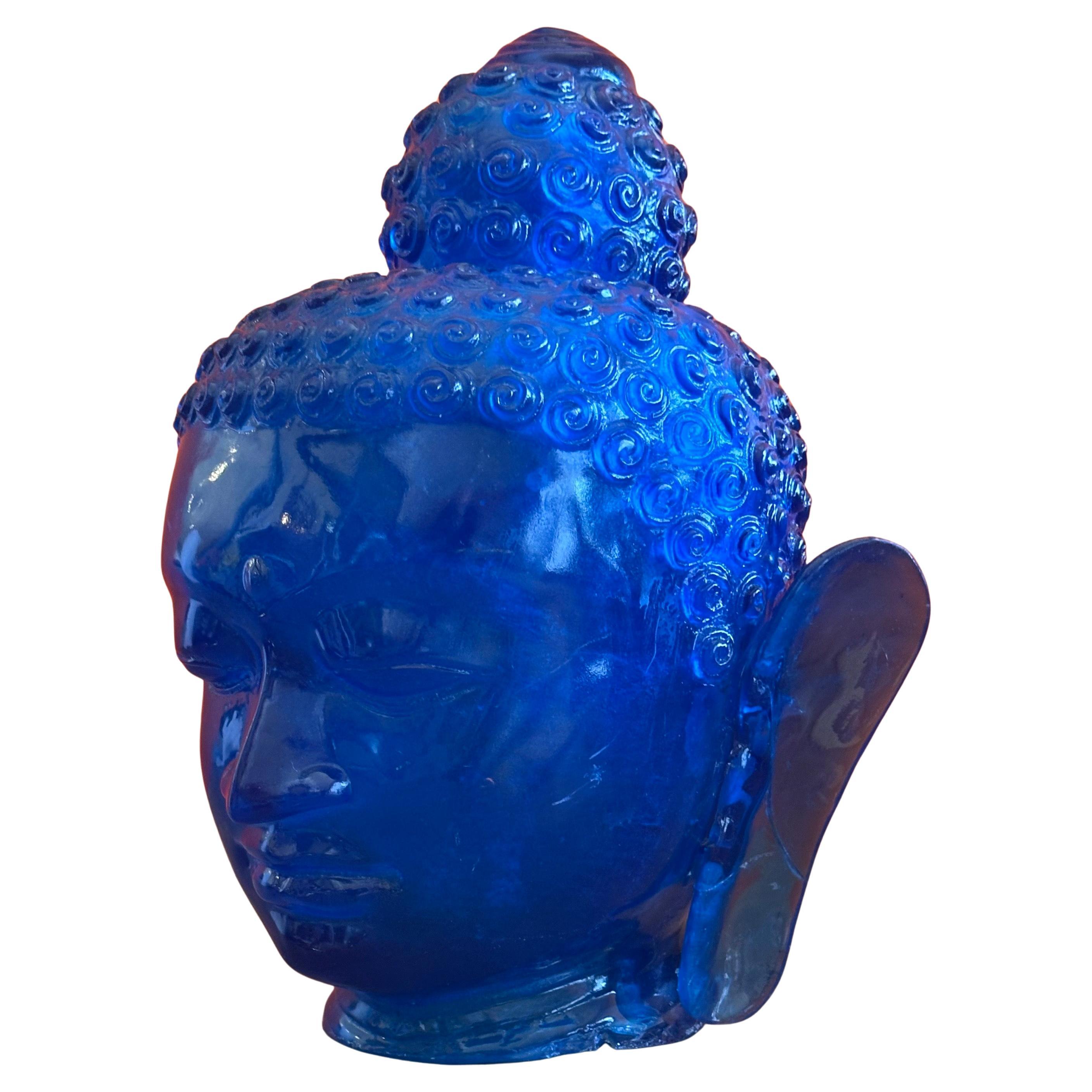 Mid-Century moderno Grande testa di Buddha in bachelite vintage in vendita