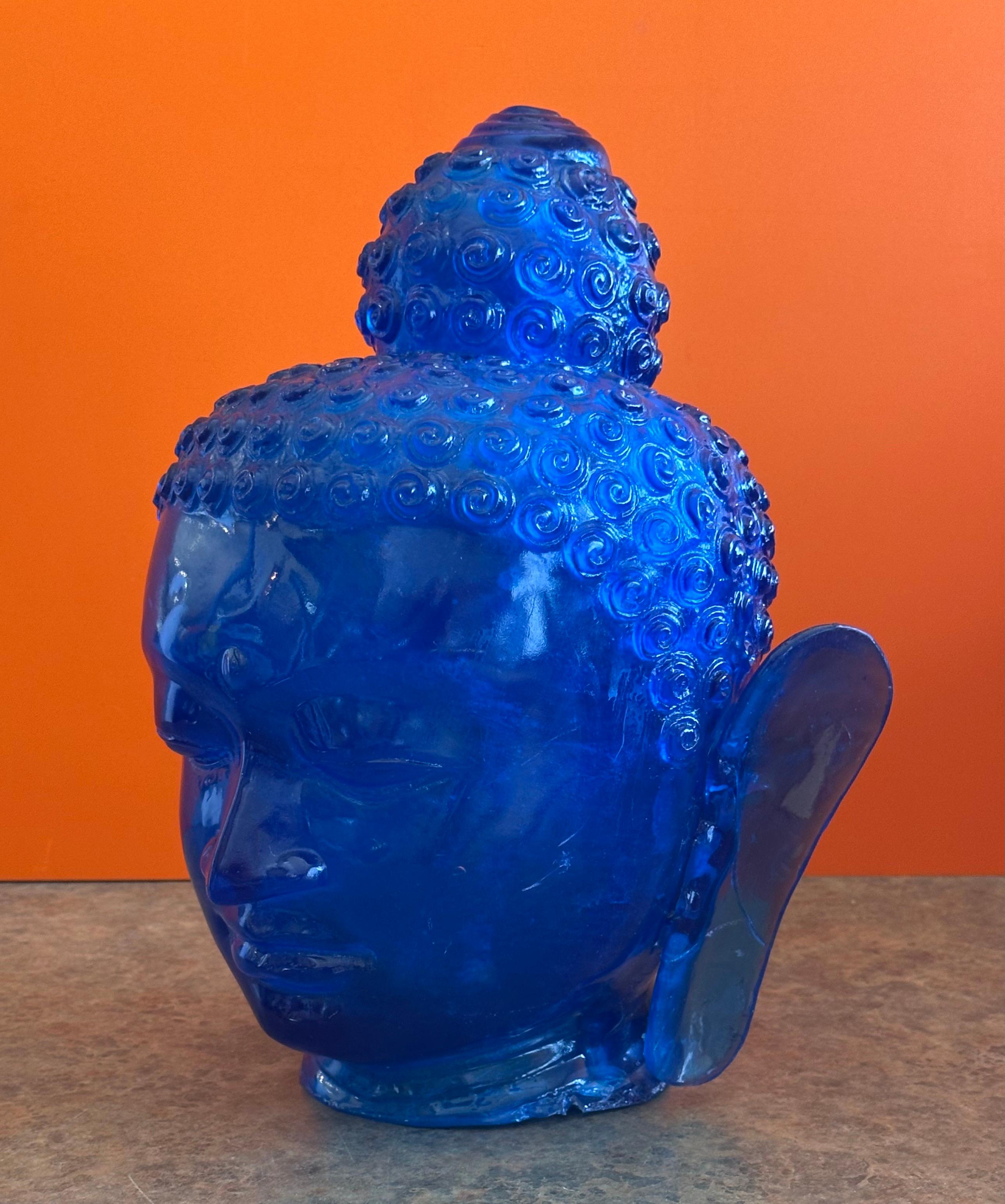 Calco Grande testa di Buddha in bachelite vintage in vendita