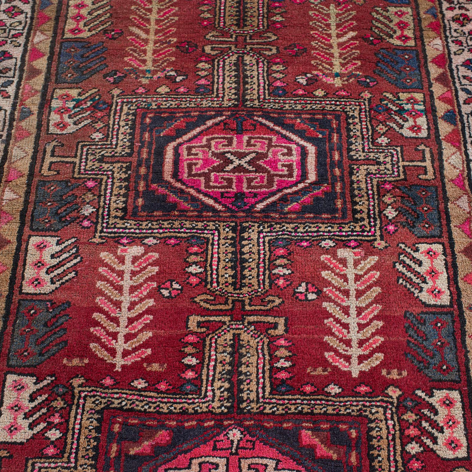 Large, Baluchi Hallway Runner, Persian, Hall, Rug, Carpet, Mid-20th Century For Sale 6