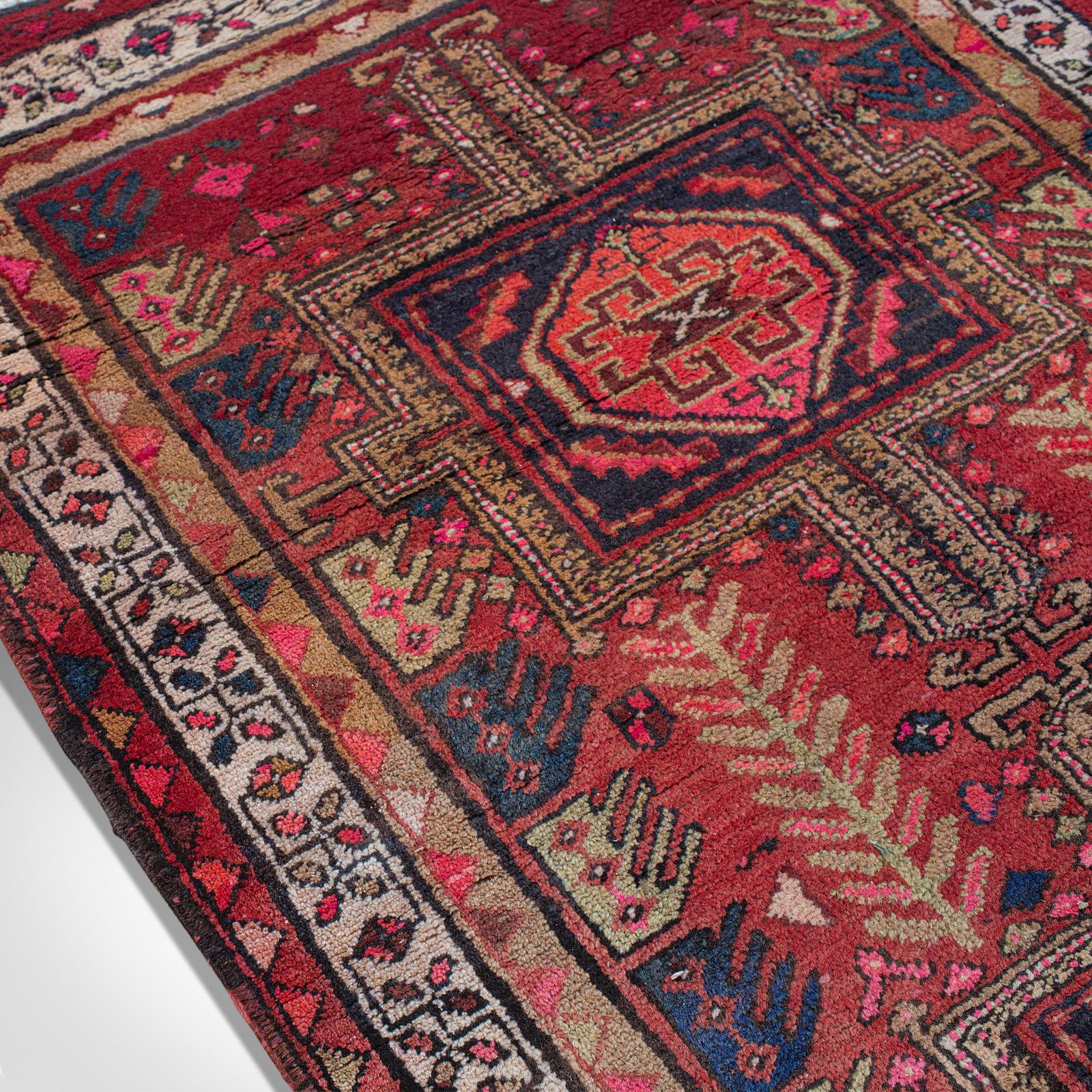 Large, Baluchi Hallway Runner, Persian, Hall, Rug, Carpet, Mid-20th Century For Sale 7