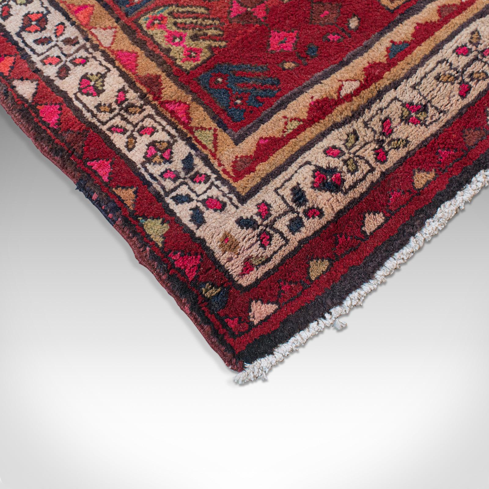 Large, Baluchi Hallway Runner, Persian, Hall, Rug, Carpet, Mid-20th Century For Sale 2