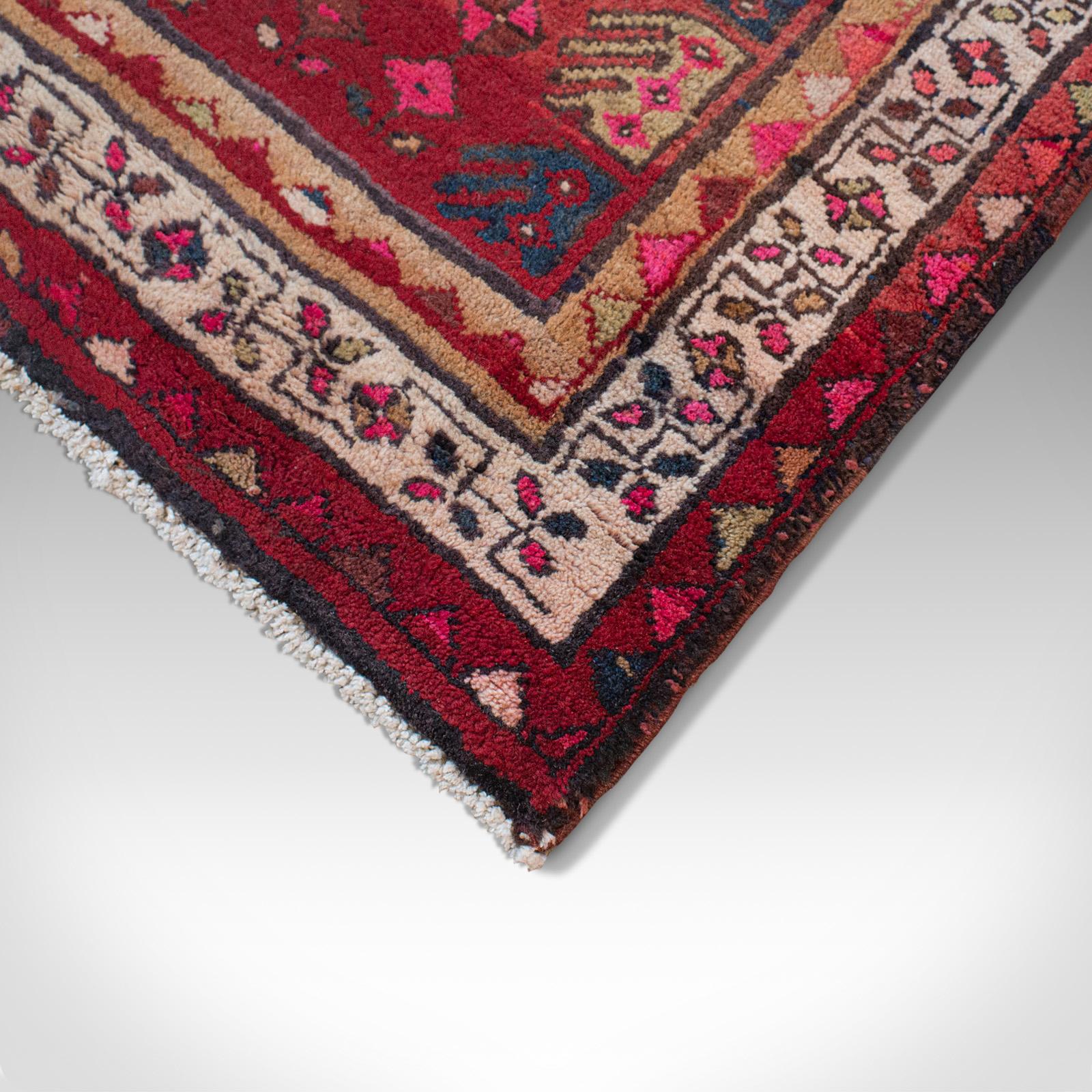 Large, Baluchi Hallway Runner, Persian, Hall, Rug, Carpet, Mid-20th Century For Sale 3