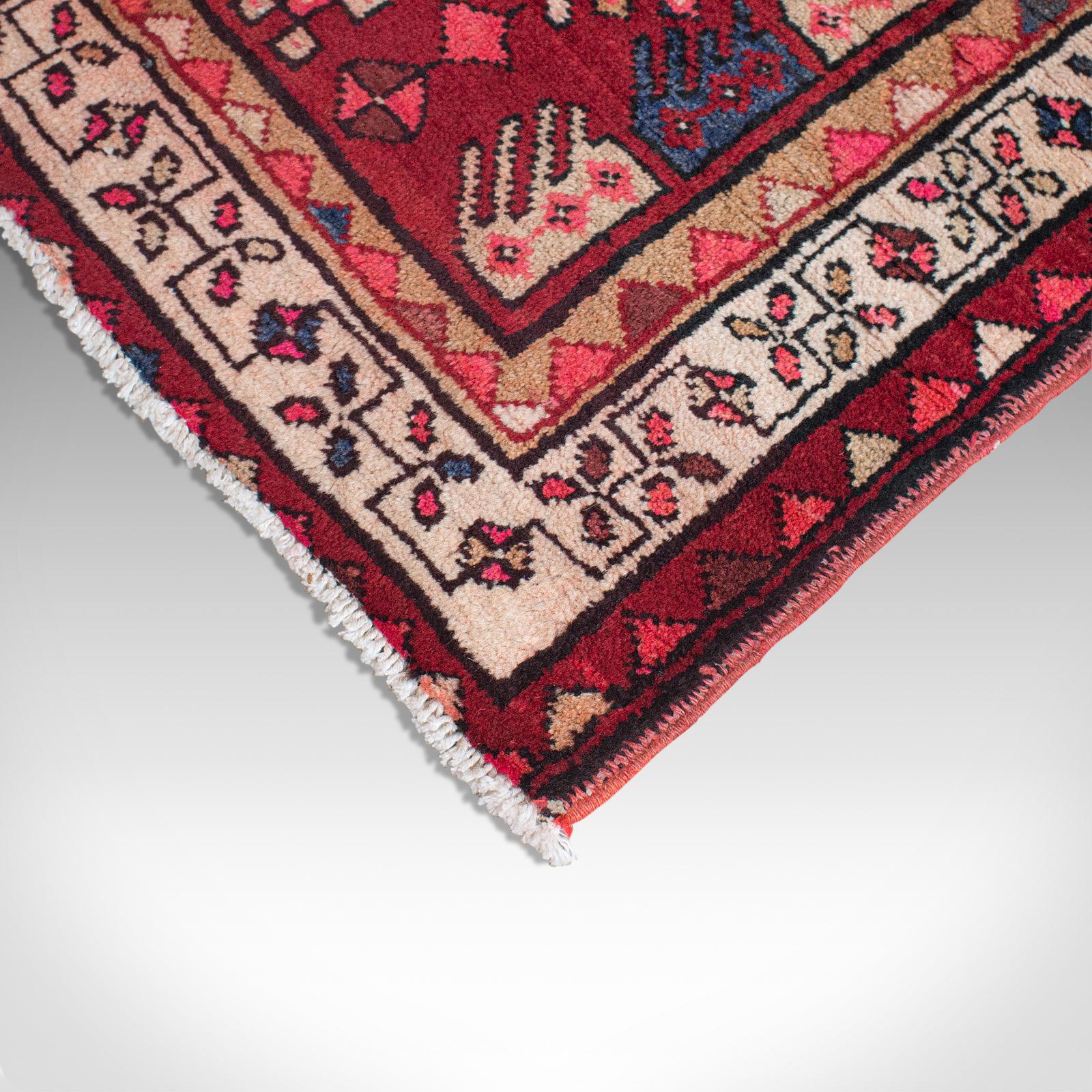 Large, Baluchi Hallway Runner, Persian, Hall, Rug, Carpet, Mid-20th Century For Sale 5