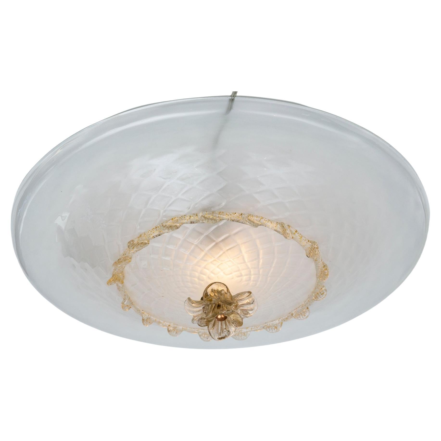 Ribbed Nouveau Ceiling Fixtures at 1stDibs