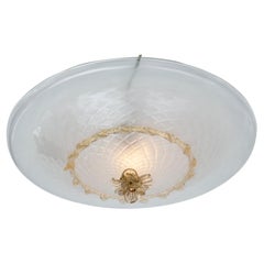 Large Vintage Barovier Ceiling Fixture