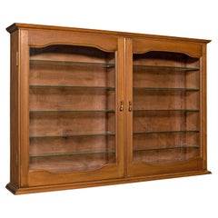 Large Vintage Bespoke Display Cabinet, Retail, Collector, Showcase, 12 Shelves