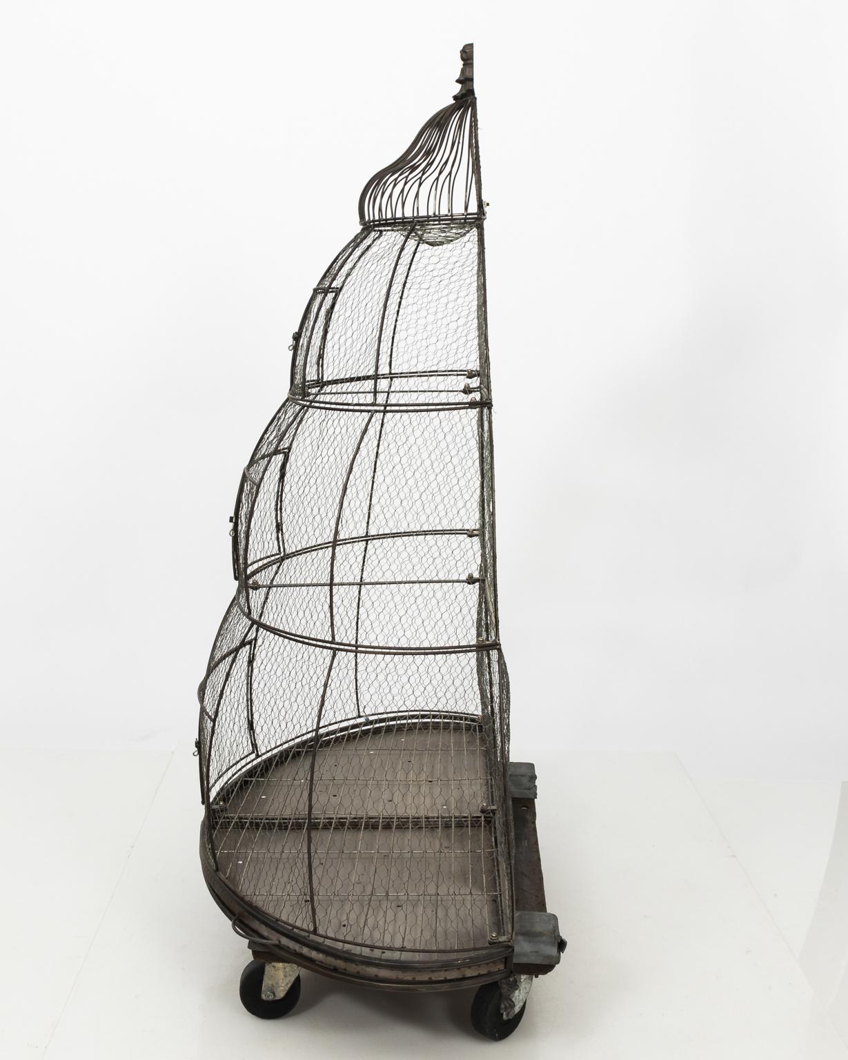 Large Vintage Birdcage 4