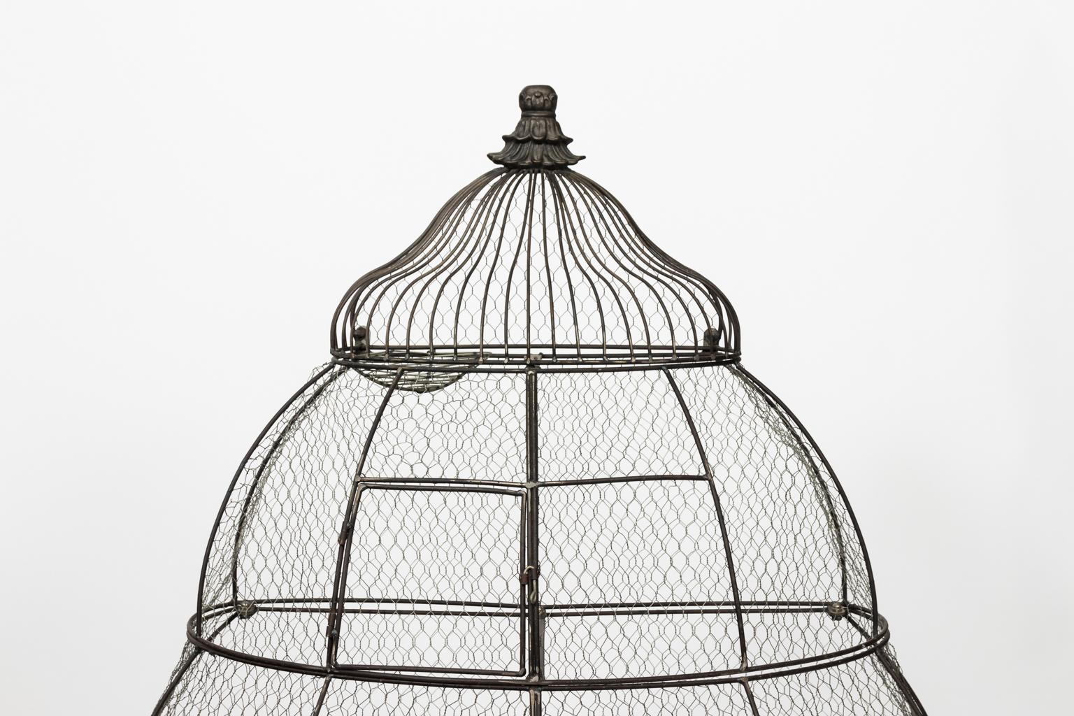 Industrial Large Vintage Birdcage