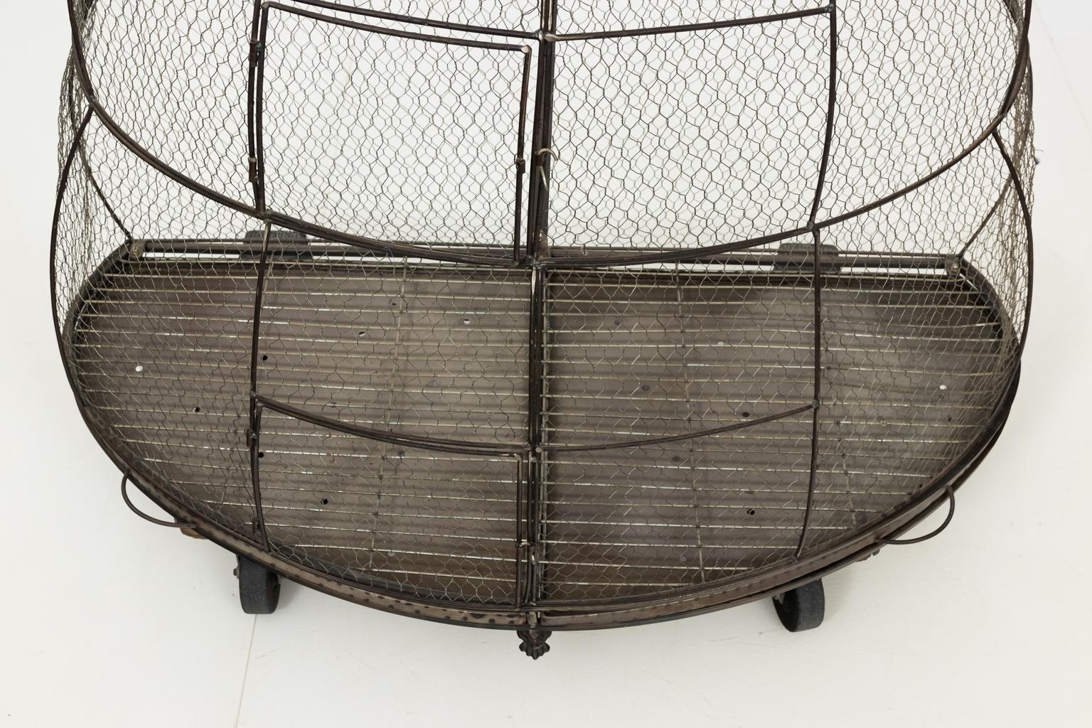 Metal Large Vintage Birdcage