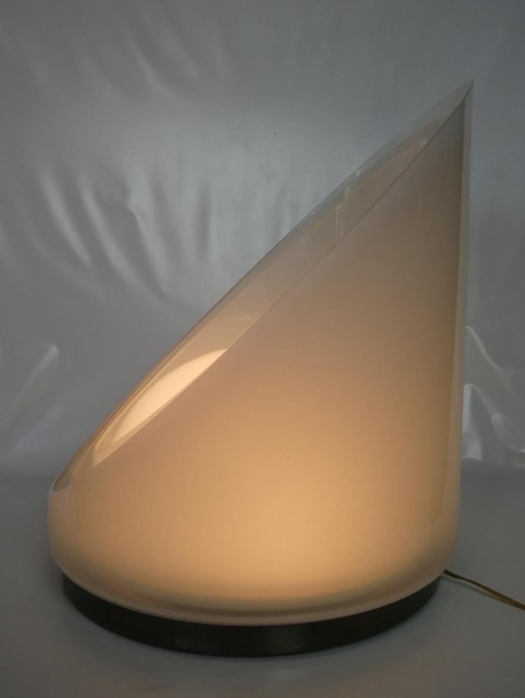 Grande lampe vintage en verre soufflé modèle LT300 de Carlo Nason pour Mazzega en vente 1