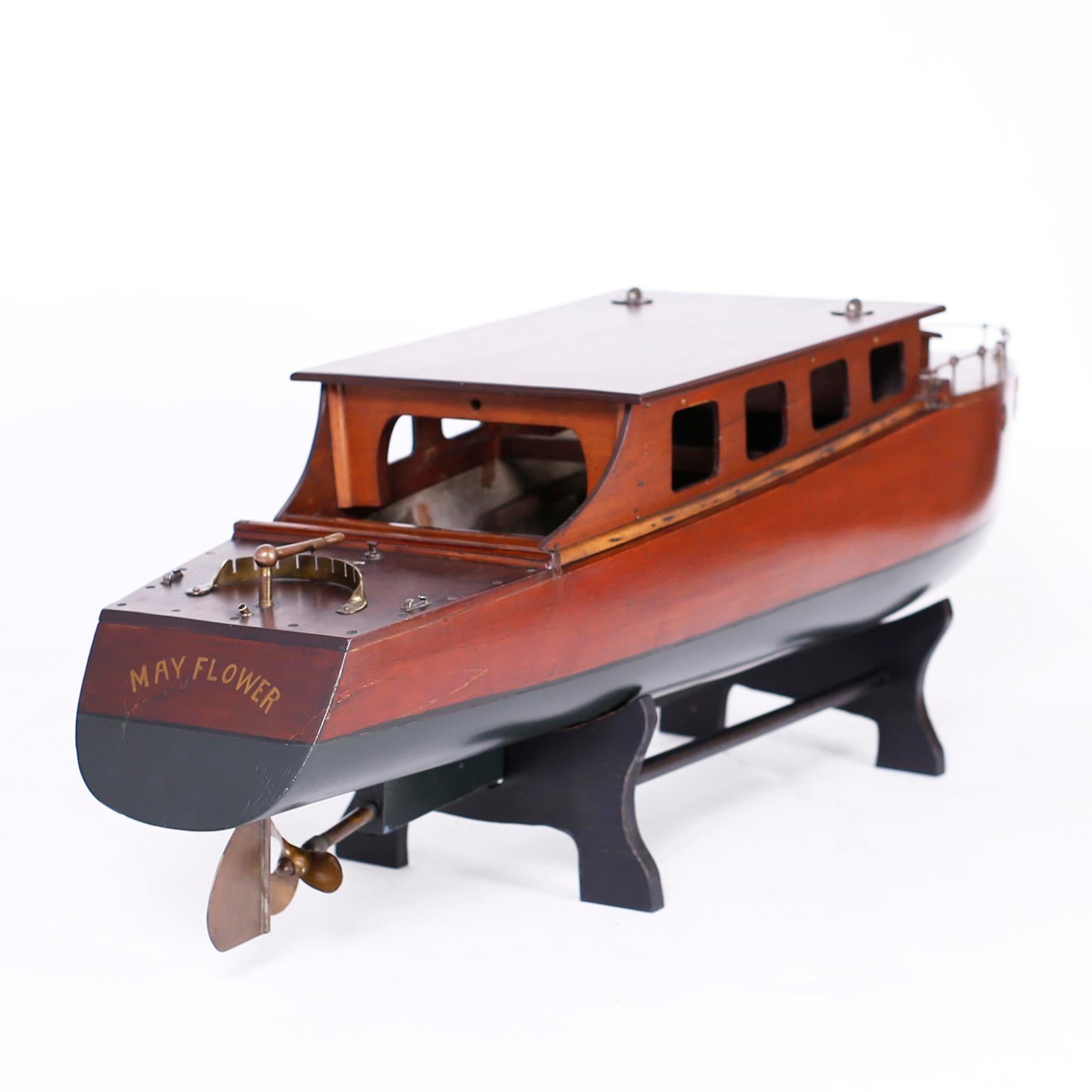 antique model boat
