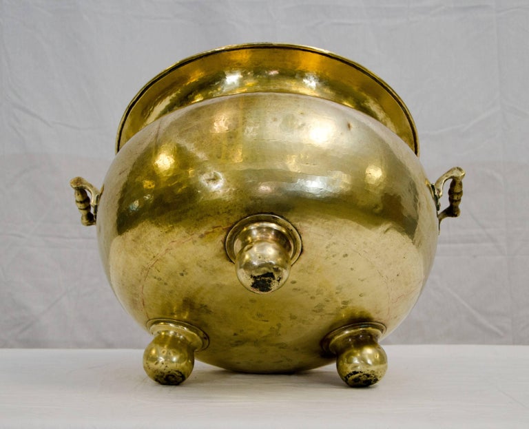 Large Vintage Brass Jardiniere or Planter at 1stDibs