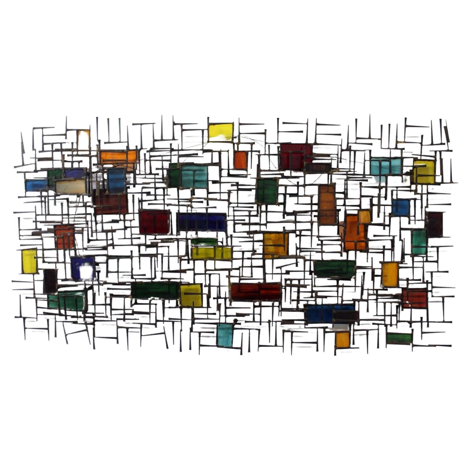 1960's Nail Art Wall Sculpture at 1stDibs