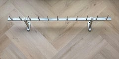 Large Vintage Butcher’s Aluminum Meat and Sausage Hanging Rack