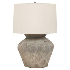 Large Vintage Cambodian Water Jar Lamp