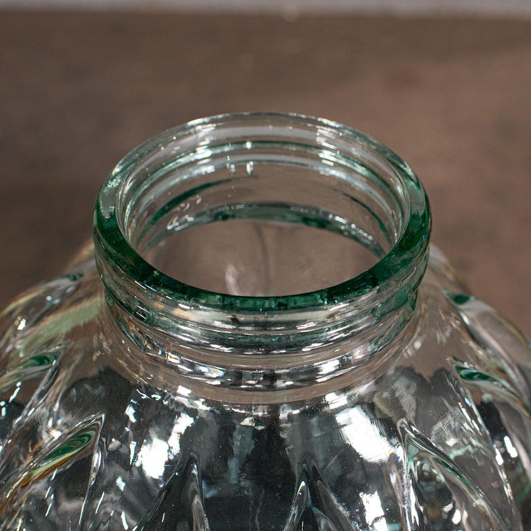 Large Vintage Carboy, English, Decorative, Glass, Storage Jar, Late