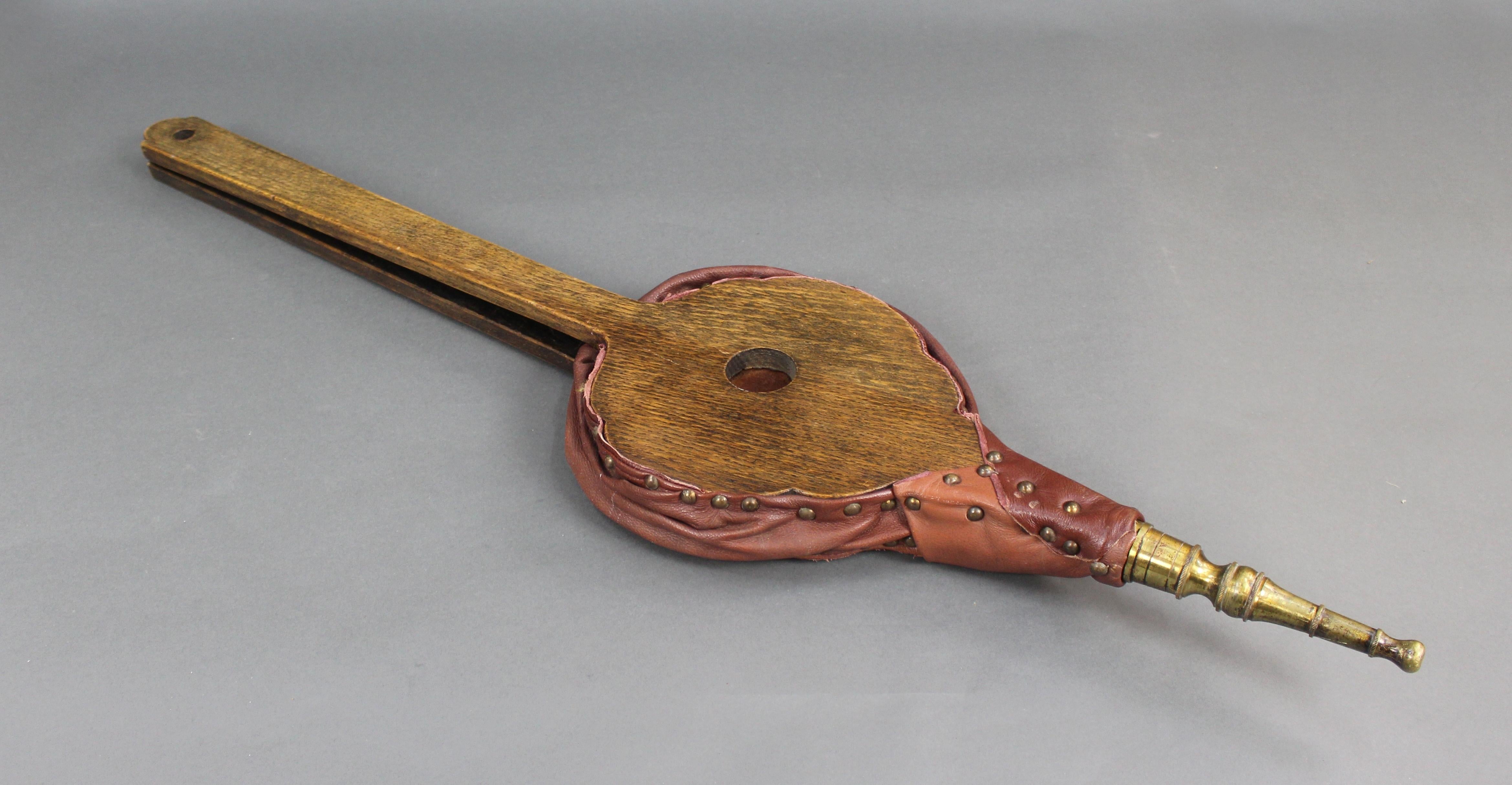 Traditional Large Wooden Fireside Bellows Other Fireplace