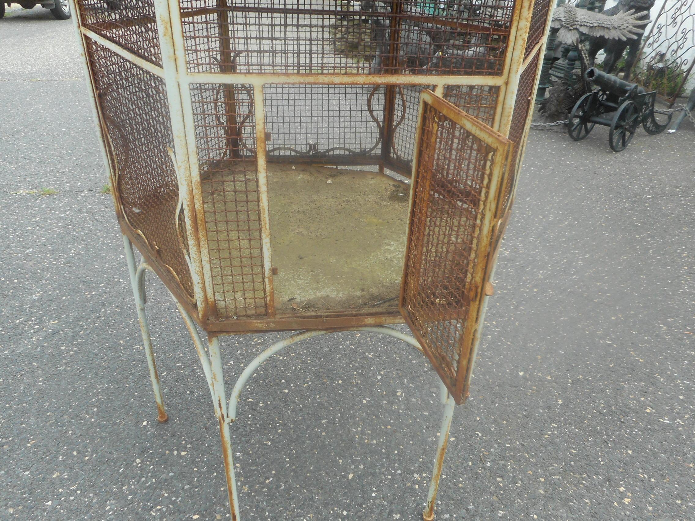 cast iron bird cage