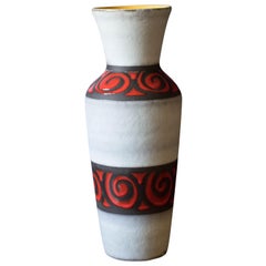 Large Vintage Ceramic German Pottery Vase by Bay Keramik