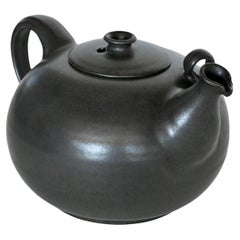 Large vintage ceramic tea pot