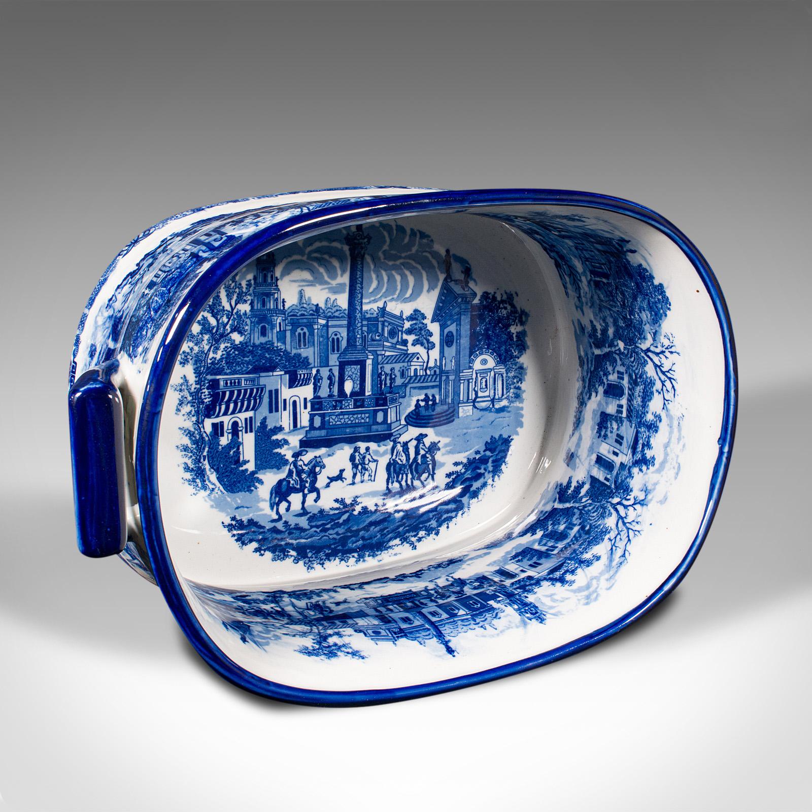 Nevera Vintage Grande para Champán, Cerámica Inglesa, Decorativa, Cubitera 6 Botellas en Bueno Estado en Hele, Devon, GB