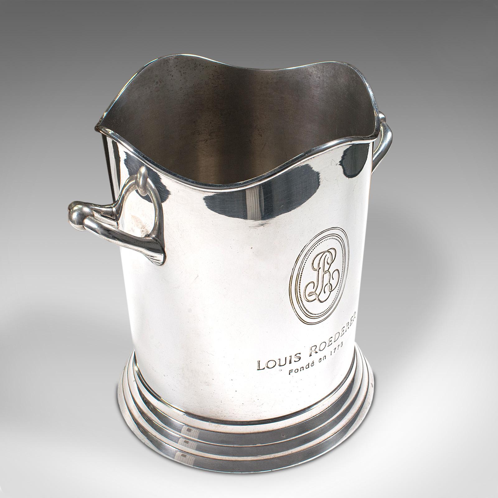 20th Century Large Vintage Champagne Ice Bucket, French, Bottle Cooler, Rehoboam, Circa 1970 For Sale