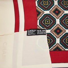 Großer Vintage- Chanel-Seidenschal